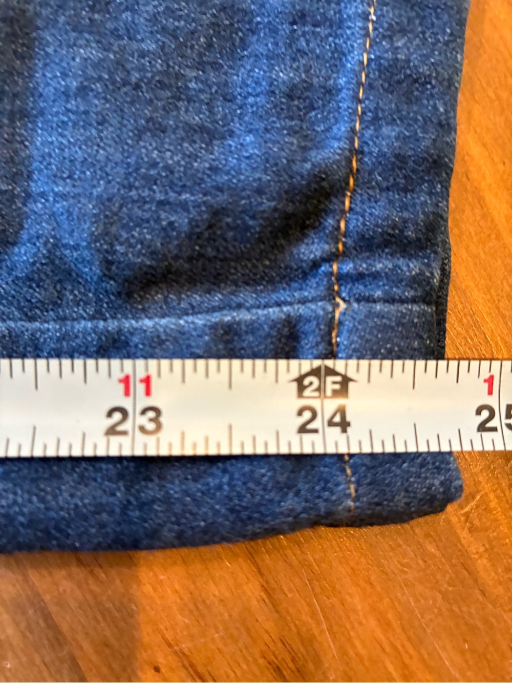 Chico's Perfect Stretch Pull On Jegging Ankle 0.5 Blue Ankle Jeans Size 0.5 Like - Picture 7 of 7